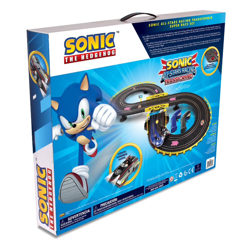 NKOK B/O Sart Sonic & Shadow RC Slot Car Track | The Brick