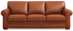 Hydeline Brookfield Leather Sofa - Brown