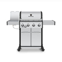 Broil King Baron™ S 440 Pro IR Natural Gas Grill with Infrared Side Burner in Stainless Steel - 875927