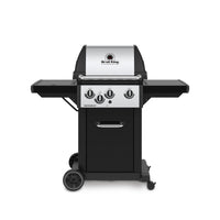 Broil King Monarch™ 340 Natural Gas Grill with Side Burner in Stainless Steel & Black - 834267