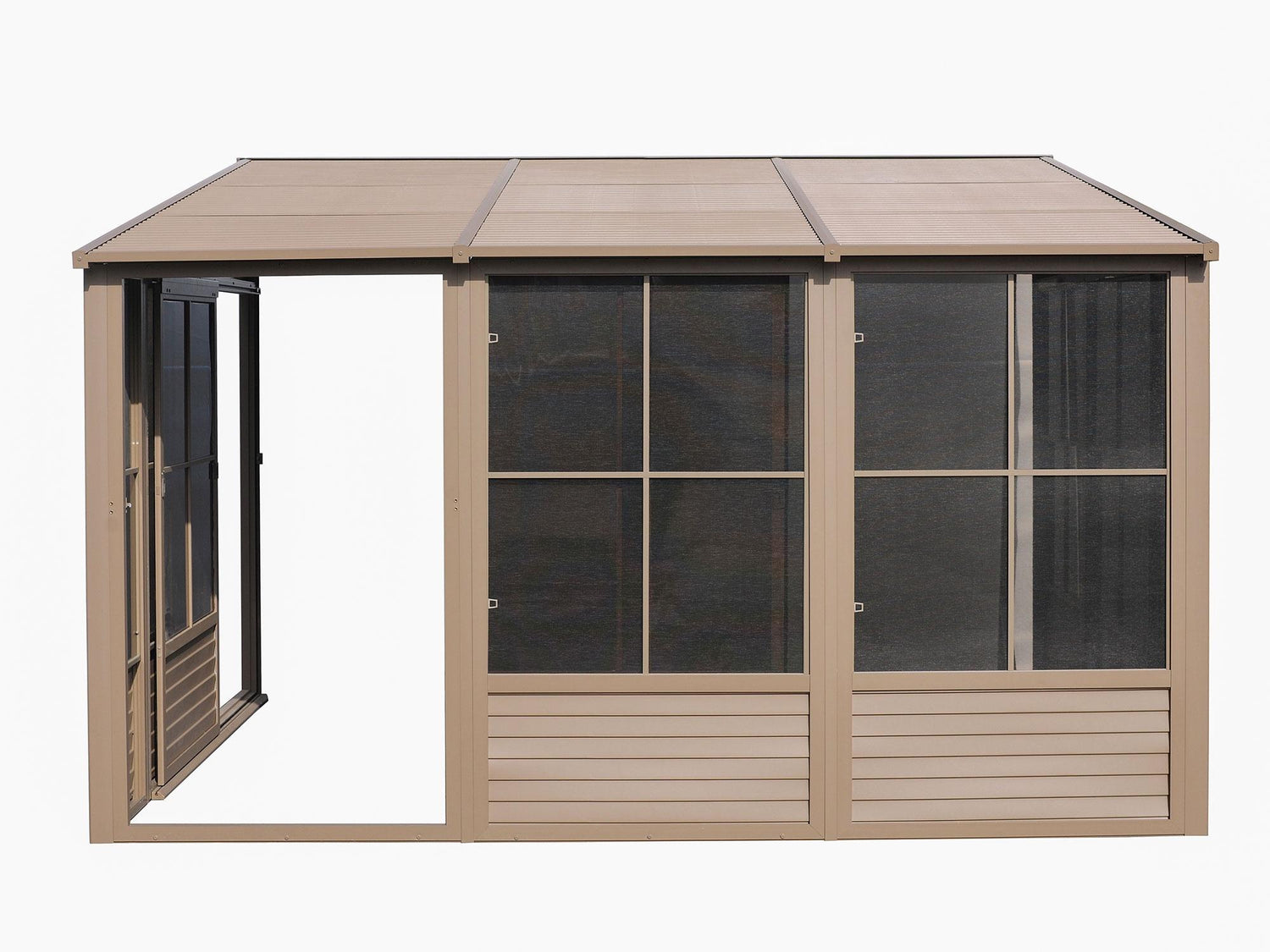 Gazebo Penguin Florence - Wall Mounted Solarium 10x12 Metal Roof | The ...