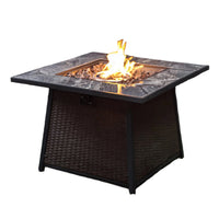 Deko Living Gas Outdoor Firepit Table 