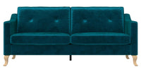 Mr. Kate Tess Velvet Sofa - Green