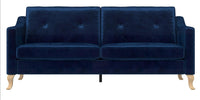 Mr. Kate Tess Velvet Sofa - Blue