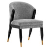 Manhattan Comfort Modern Ola Chenille Dining Chair - Grey