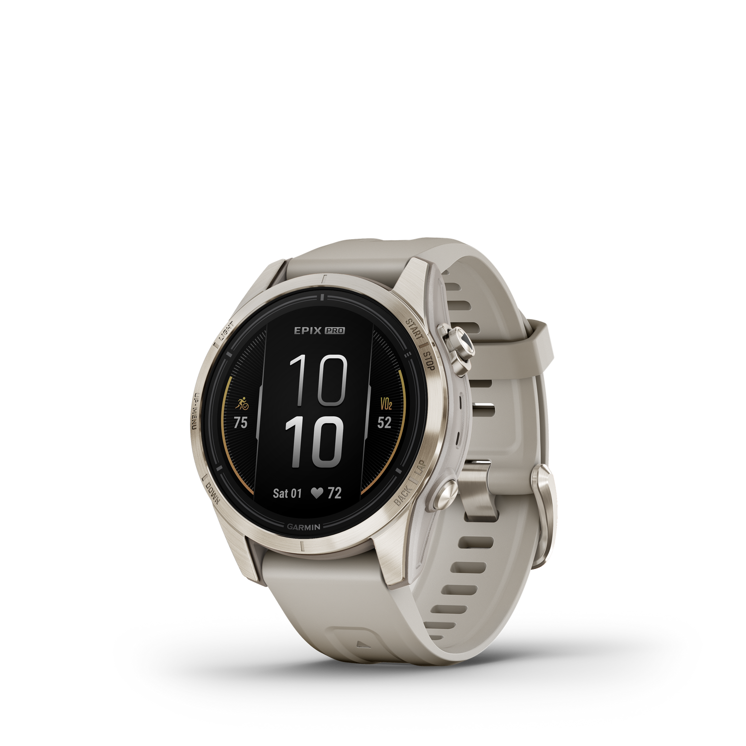 Garmin epix™ Pro (Gen 2) 42 mm Sapphire Edition Smartwatch - Soft Gold