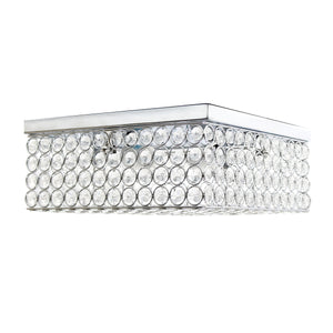 Elegant Designs Elipse Square Flush Mount Lamp