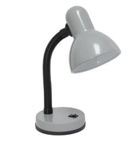 Simple Designs Basic Metal Desk Lamp with Flexible Neck - Silver