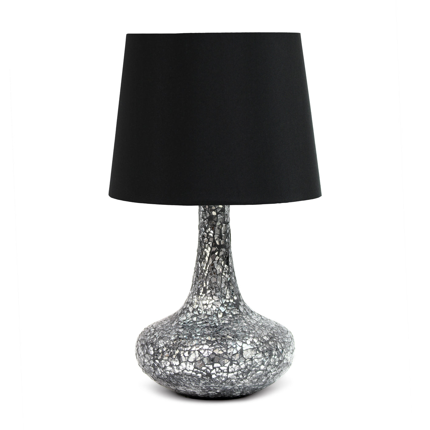 Black mosaic table sales lamp