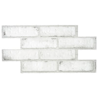 Smart Tiles Peel and Stick 2-Sheet 21 x 11 Backsplash - Brik Sidney