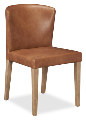 Arlo Dining Chair with Vegan Leather Fabric - Copper