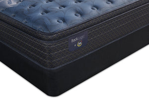 Serta Back Logic 1.1 Eurotop Luxury Firm Queen Mattress Set