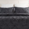 Brianna 3-Piece Full/Queen Comforter Set - Dark grey