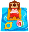 Brick-Lea Bear Hooded Beach Towel