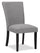 Burk Dining Chair with Polyester Fabric - Grey