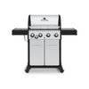 Broil King Crown™ S 440 Natural Gas Grill with Side Burner in Stainless Steel - 865367