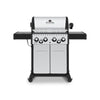 Broil King Crown™ S 490 Propane Gas Grill with Side Burner & Rear Rotisserie Burner in Stainless Steel - 865384
