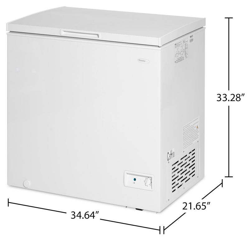 Danby Diplomat 7 Cu. Ft. Chest Freezer - DCF070A6WM | The Brick