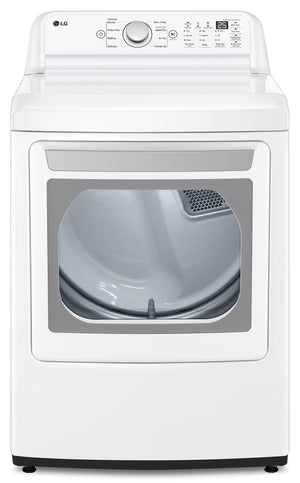 LG 7.3 Cu. Ft. Electric Dryer - White - DLE7150W