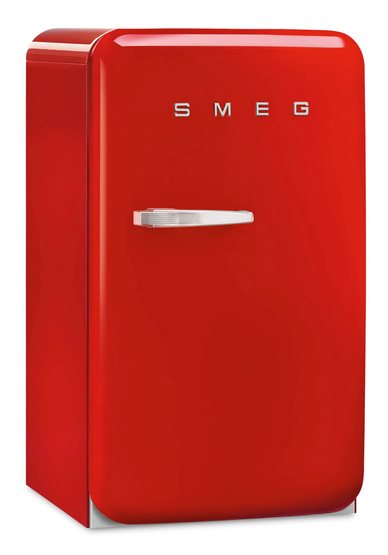 Smeg 4.31 Cu. Ft. Retro Compact Refrigerator - FAB10URRD3 | The Brick