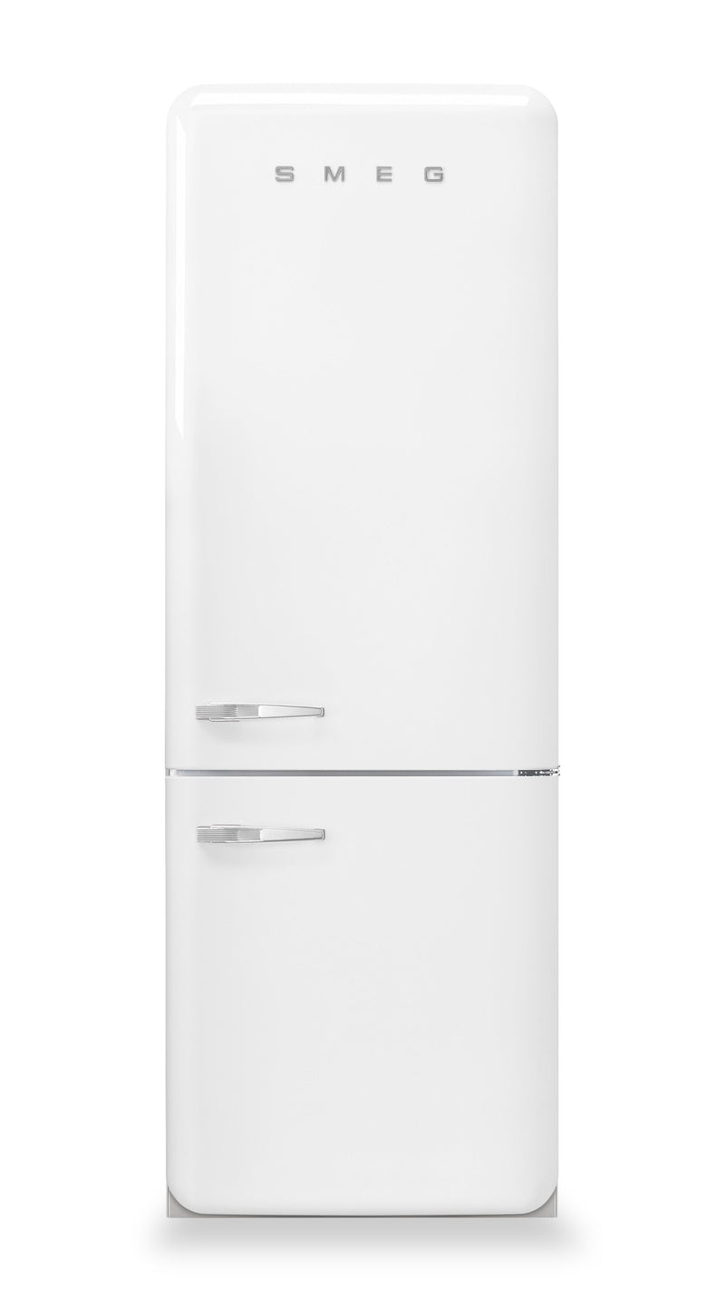 Smeg 18 Cu. Ft. Retro Bottom-Freezer Refrigerator - FAB38URWH | The Brick