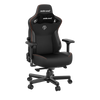 Anda Seat Kaiser 3 XL Ergonomic Genuine Leather Gaming Chair - Black