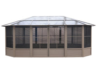 Gazebo Penguin Florence - Solarium 12x18 Polycarbonate Roof