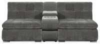 Plaza 3-Piece Modular Sectional - Grey 