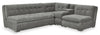 Plaza 4-Piece Modular Sectional - Grey