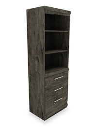 Camden 23.35” Pier with Storage - Alabaster Oak 