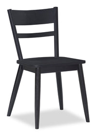 Remi Ladderback Dining Chair - Black 