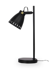 Arthur 18” Modern Metal Desk Task Lamp - Black 