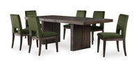 Zelda 7-Piece Dining Set - Green 