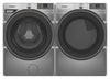 Whirlpool 5.2 Cu. Ft. Smart Front-Load Washer and 7.4 Cu. Ft. Gas Dryer - Radiant Silver