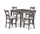 Krew 5-Piece Counter-Height Dining Set