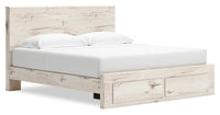 Derekson King Storage Bed - White 