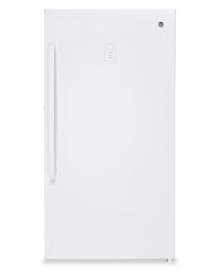 GE 14.1 Cu. Ft. Frost-Free Upright Freezer - White - FUF14DLRWW 