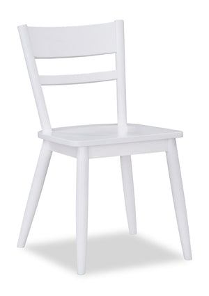 Remi Ladderback Dining Chair – White