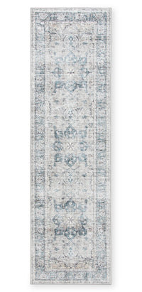 Melis Grey Washable Runner Area Rug - 2’ x 7’ 