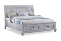 Kylie King Sleigh Storage Bed 