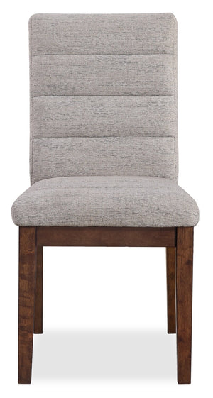 Boden Dining Chair with Polyester Fabric  - Beige & Brown