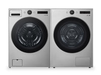 LG 5.2 Cu. Ft. Front-Load Washer with AI DD™ and 7.8 Cu. Ft. DirectDrive® Heat Pump Dryer  