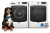 Maytag 5.8 Cu. Ft. Pet Pro Smart Front-Load Washer and 7.4 Cu. Ft. Electric Dryer - White