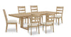 Aspen 7pc Dining Package with 80-104