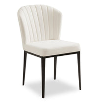 Zoe Upholstered Dining Chair - Ivory 