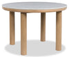 Jolie Dining Table with Marble-Look Top, Melamine, 45