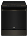 Whirlpool 6.4 Cu. Ft. Induction Range with No Preheat Air Fry - Black Stainless Steel - WSIS5030RV