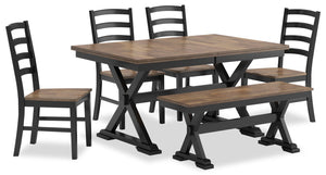 Raven 6pc Dining Package with 60-78