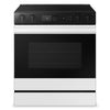 Samsung 6.3 Cu. Ft. Smart Electric Slide In Range with Air Fry and Air Sous Vide - White Glass - NSE6DB850012AC