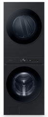 Samsung 5.3 Cu. Ft. Front-Load Steam Laundry Hub - Black Stainless Steel - WH46DBH550EVAC